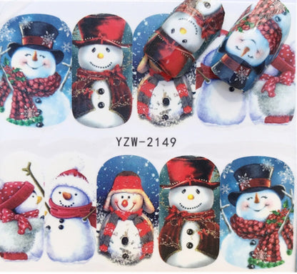 Christmas Water Transfer Nail Stickers & Decals