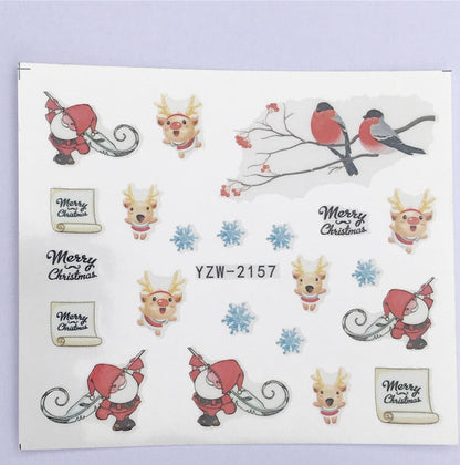 Christmas Water Transfer Nail Stickers & Decals