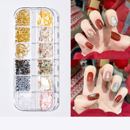 Luxury Manicure Decoration Kit: Pearl Butterfly
