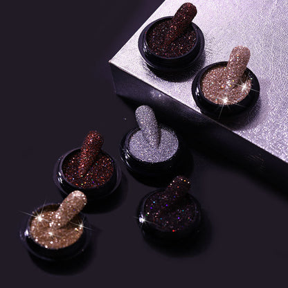 Net Red Vibrato Sparkling Diamond Dust for Nails