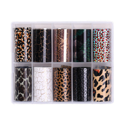 Trendy Star Snake Nail Art Stickers