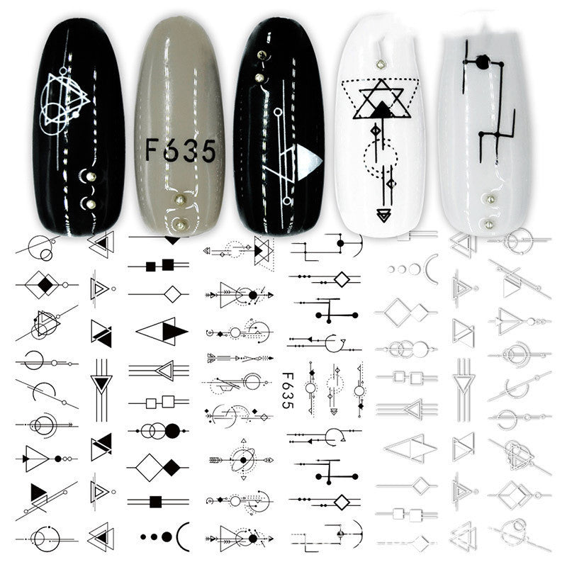 Rose & Heart 3D Adhesive Manicure Decals
