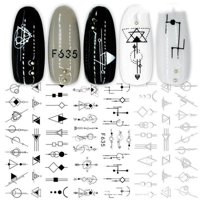 Rose & Heart 3D Adhesive Manicure Decals