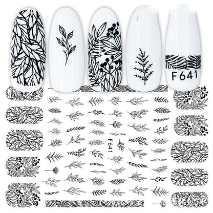 Rose & Heart 3D Adhesive Manicure Decals
