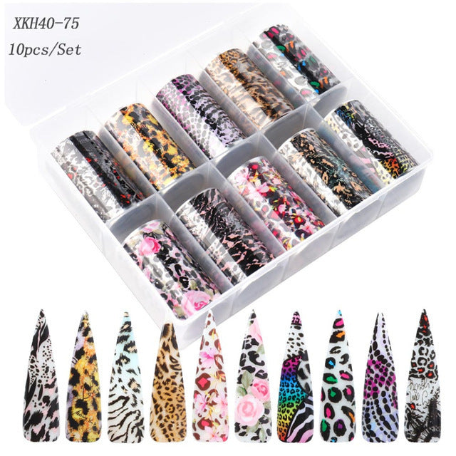 Snake Skin Nail Art Foil Transfer Paper