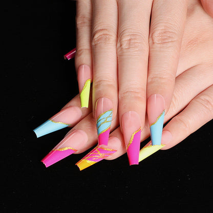 European & American Long Ballet Press-On Nails