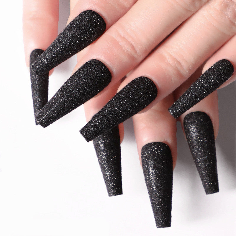 Finished Long Ballet Shape Wear Nail Art Patches