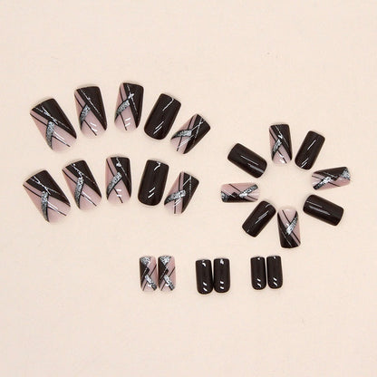 Minimalist Full Cover Reusable Fake Nails
