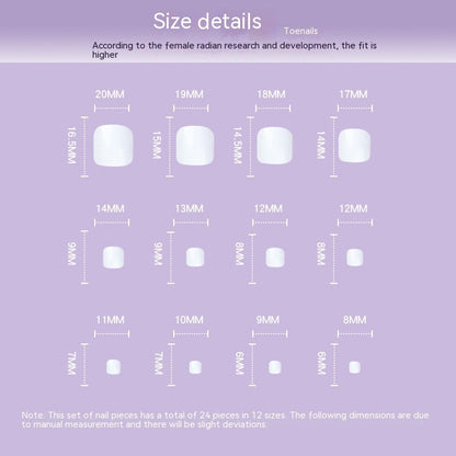 Minimalist Nail Tip Reusable Fake Nails