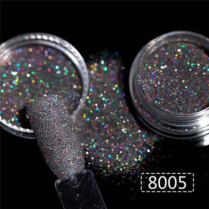 Iridescent Holographic Glitter for Nails
