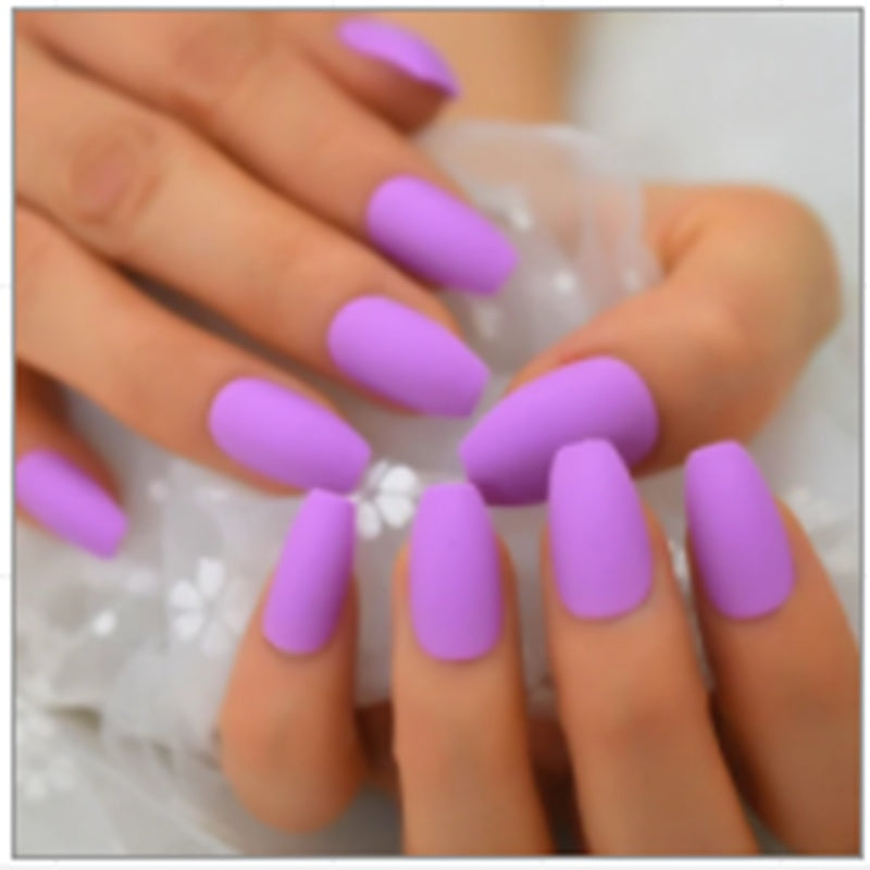 Elegant Nude Extra Long Wearable Fake Nails