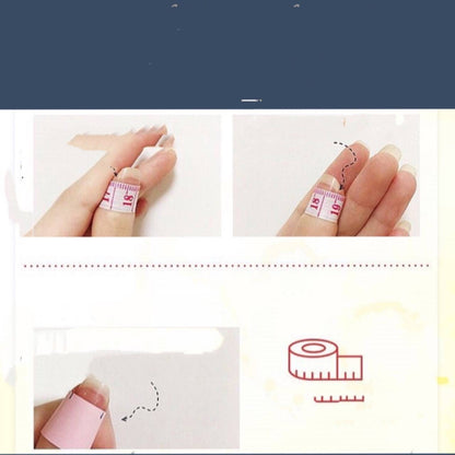 Champagne Matte Finish Press-On Fake Nails