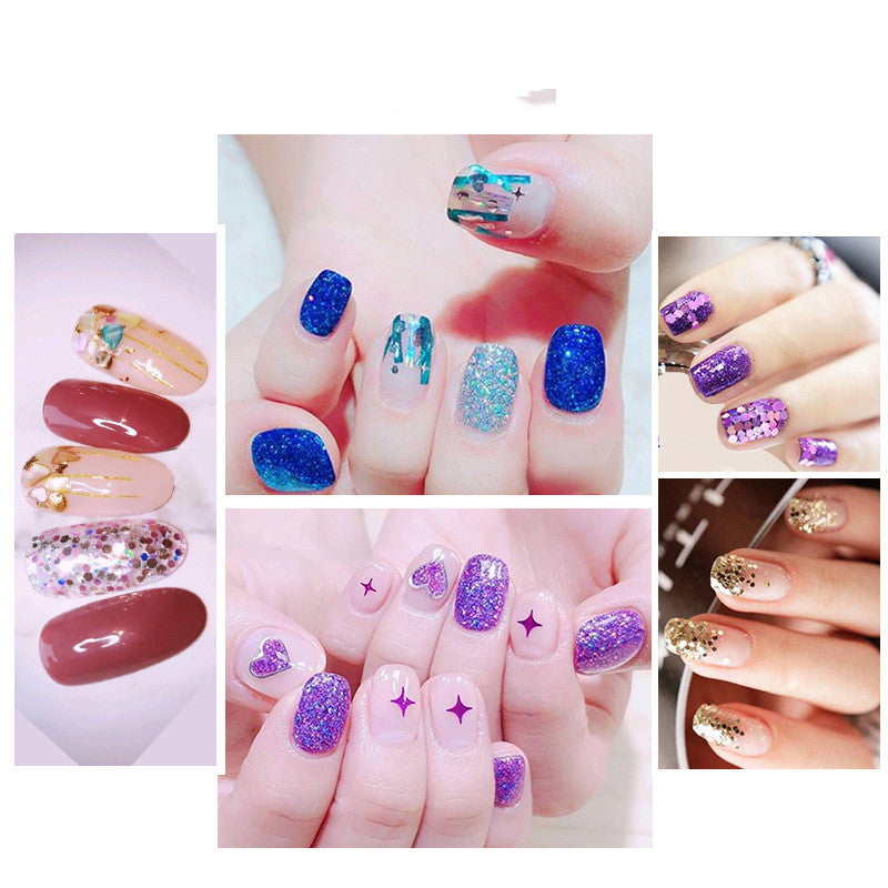 Nail Art Micro Glitter in Glass Jar