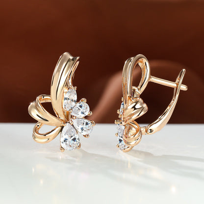 Women's Fashion Flower Dangle Earrings