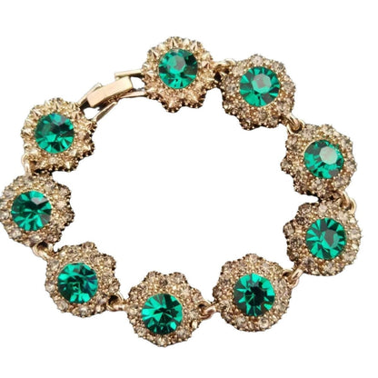 Women's Sparkling Vintage Style Korean Rhinestone Bracelet