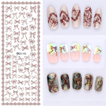 Adhesive Water Decal Nail Wraps