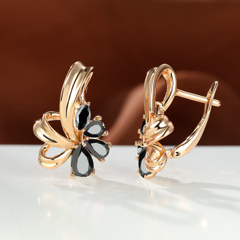 Women's Fashion Flower Dangle Earrings