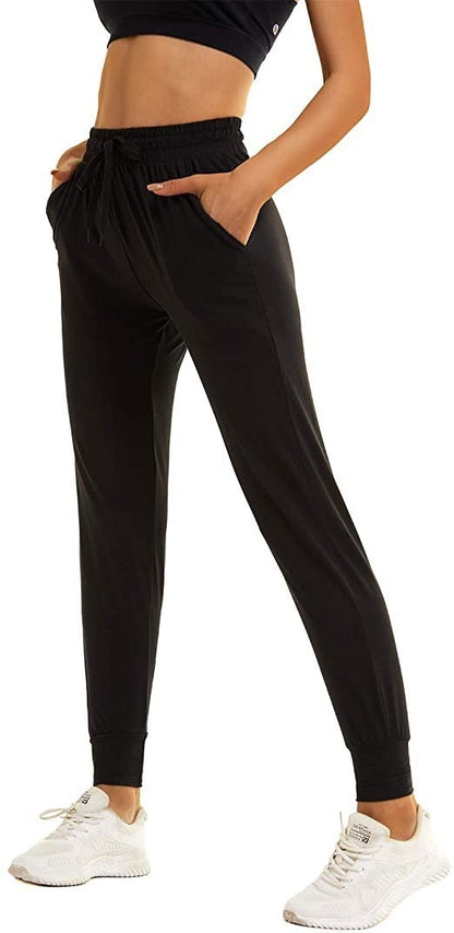 Women's High Waist Tapered Leisure Yoga Pants
