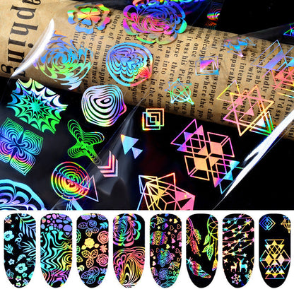 Symphony Star Paper Nail Art Stickers