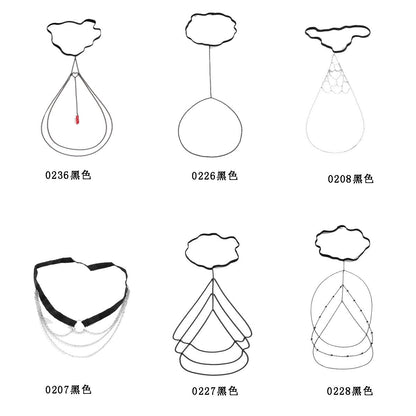 Fashion Statement Tassel Drop Metal Leg Ring Body Chain
