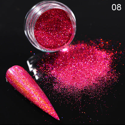 Aurora Effect Magic Nail Powder Glitter