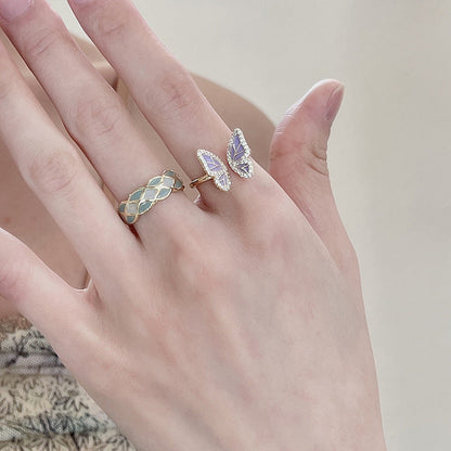 Niche Design Butterfly Ring for Women