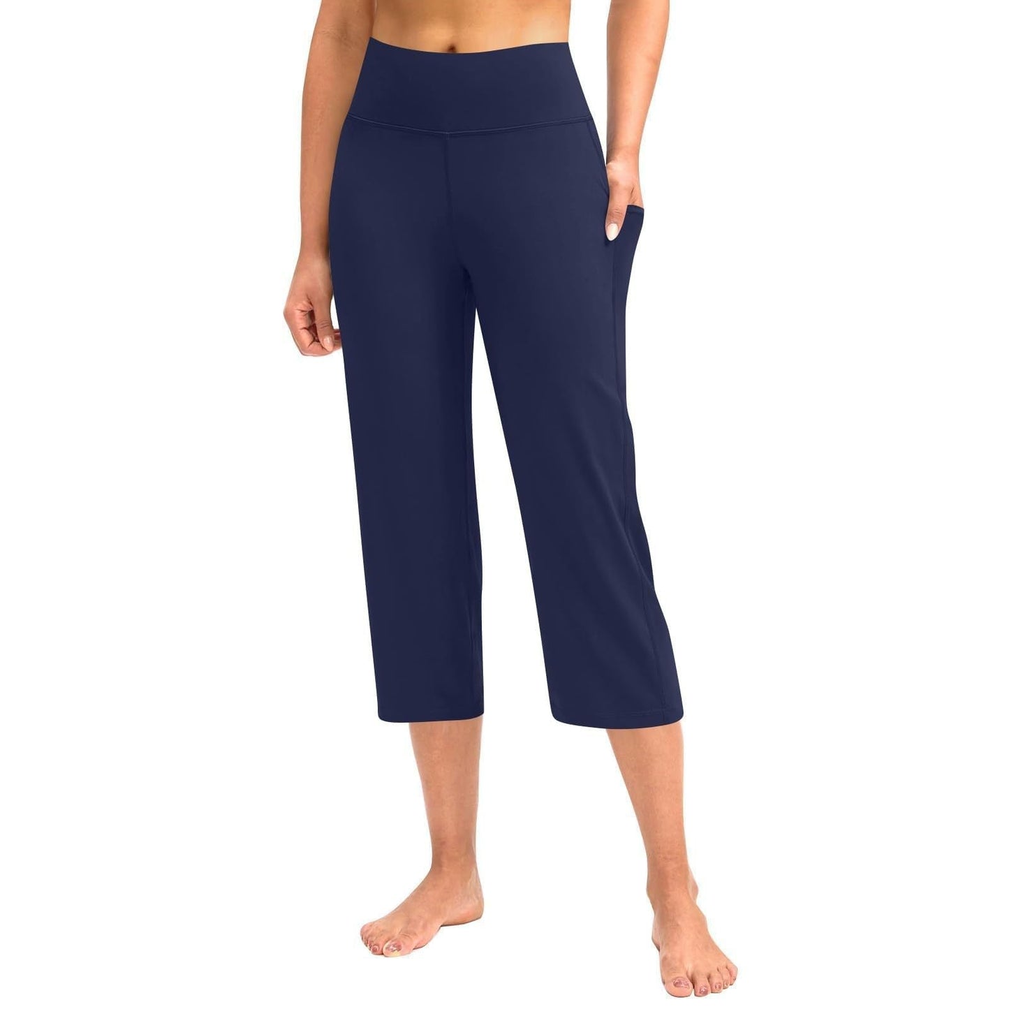 Women's Sports High Waist Yoga Pants with Built-in Pocket
