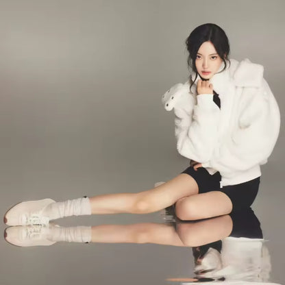 European-style Women's White Sneakers