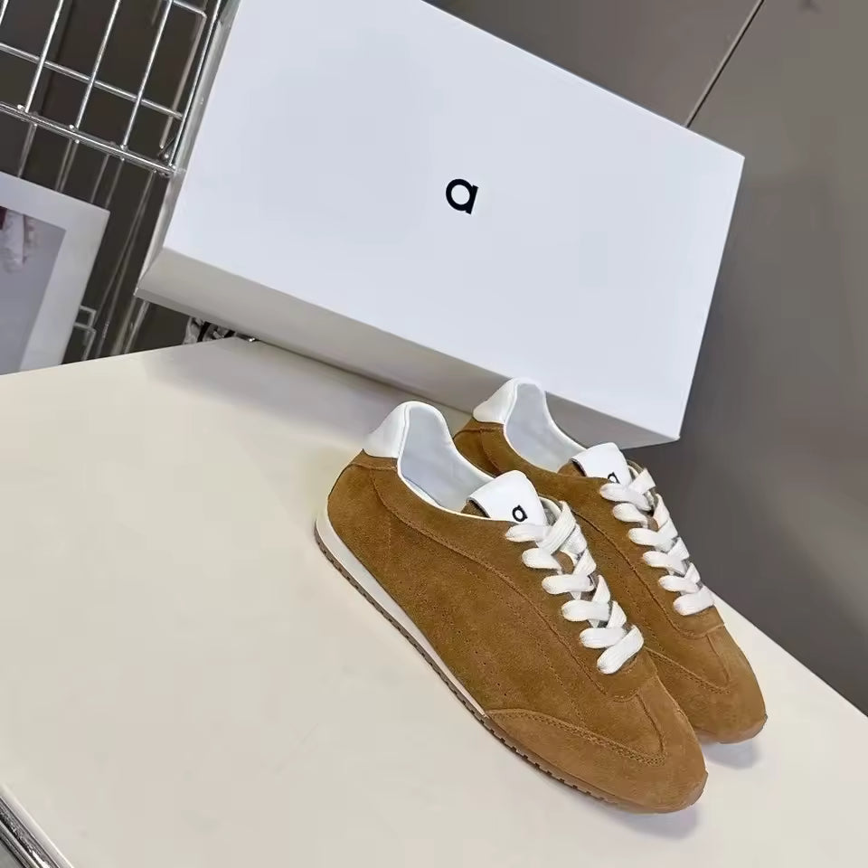 European-style Women's White Sneakers
