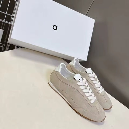 European-style Women's White Sneakers