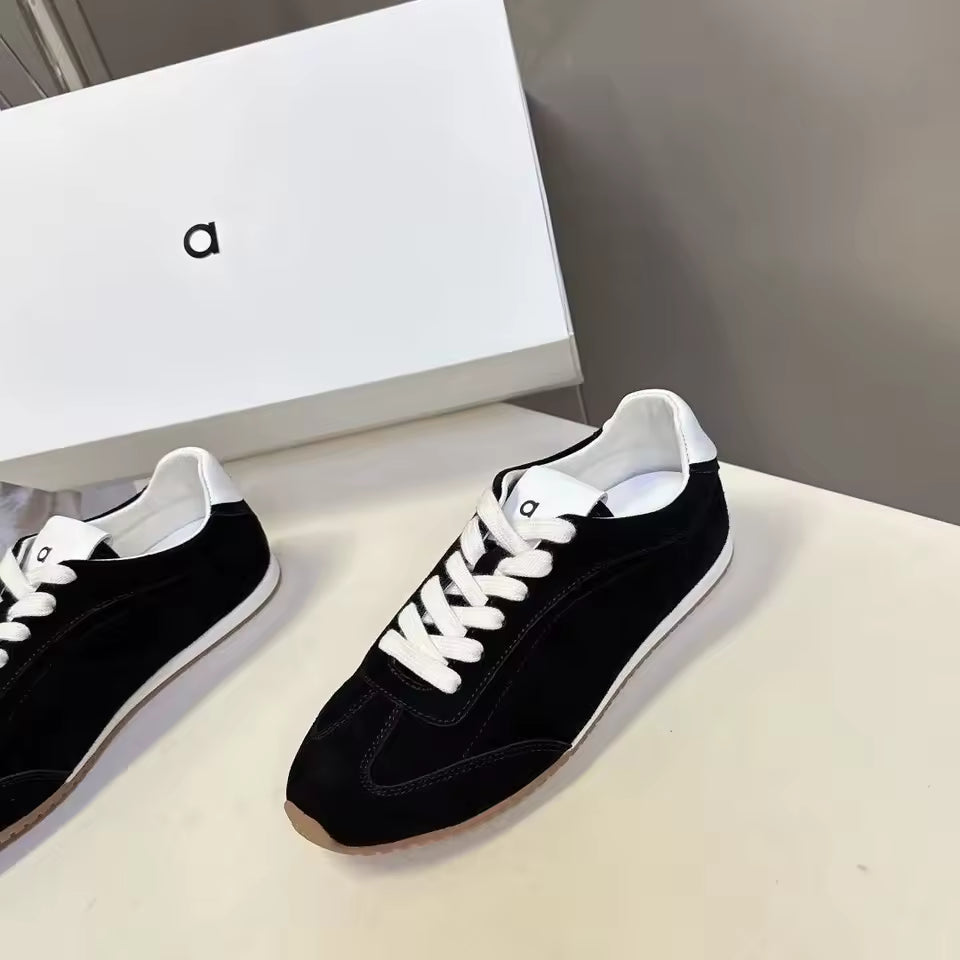 European-style Women's White Sneakers