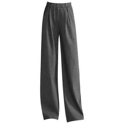 Fashion Slimming Loose Fit Straight Trousers