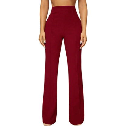 Fashion Fall High Waist Business Casual Trousers