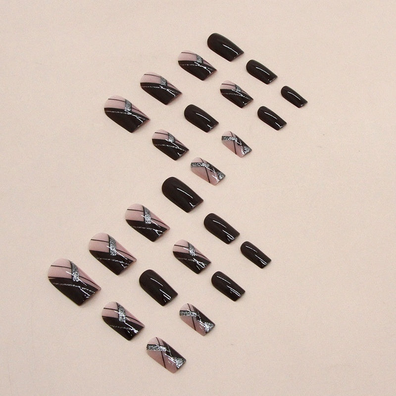 Minimalist Full Cover Reusable Fake Nails