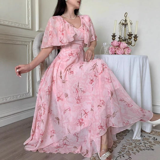 European And American Summer Women's Chiffon Dress